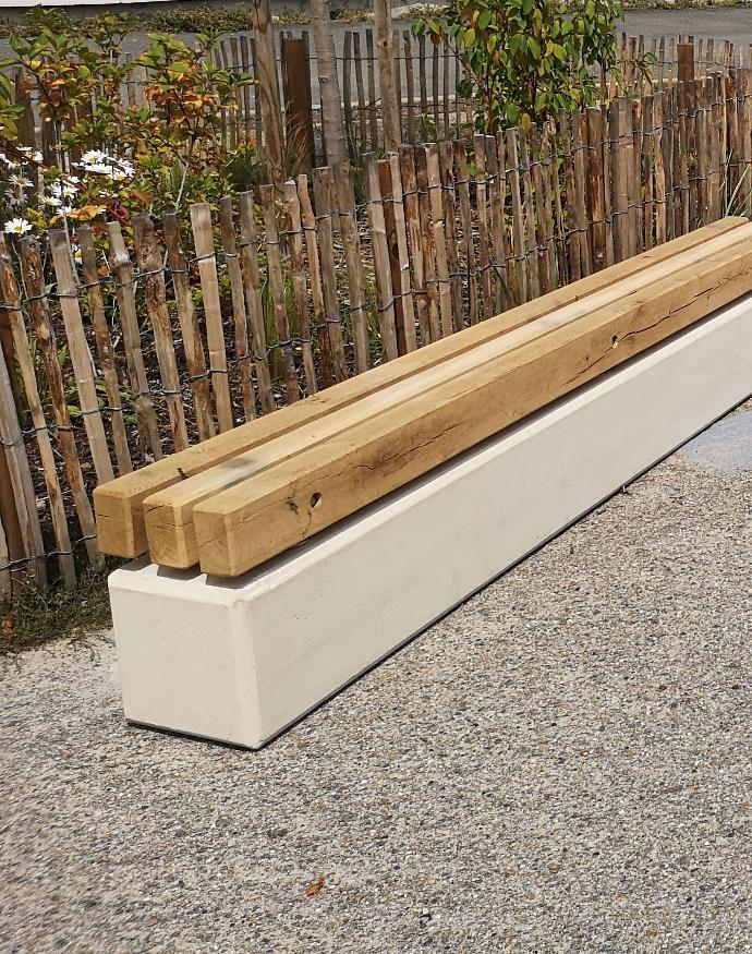 banc sur mesure béton d'argile bas carbone Materrup