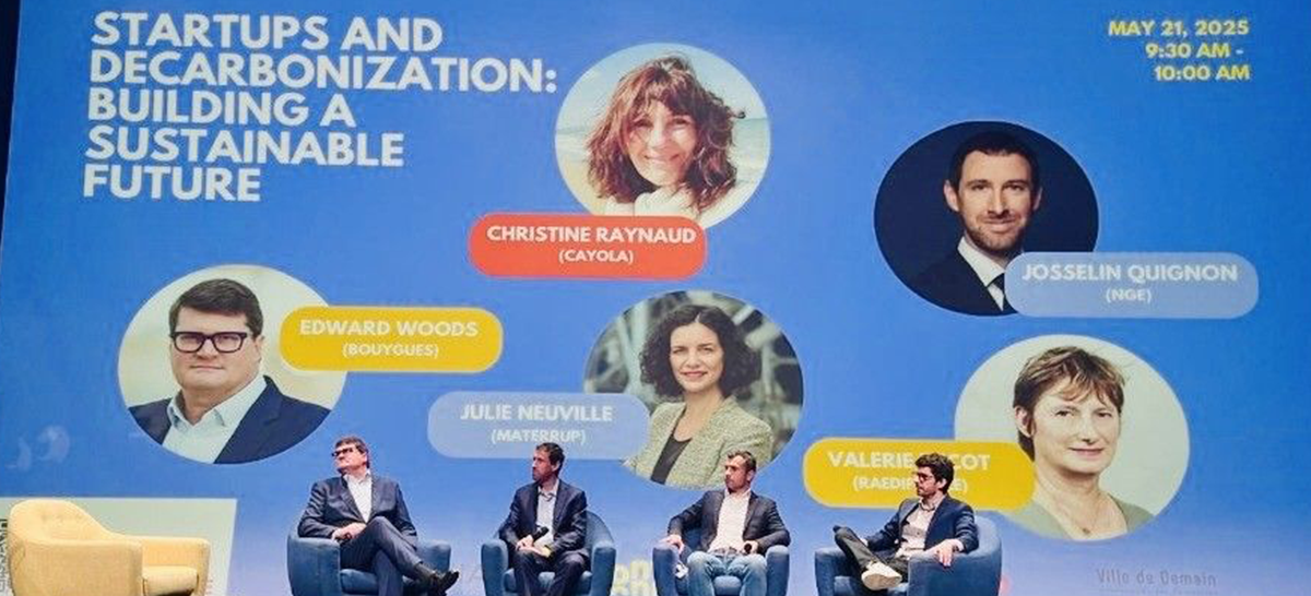 Table ronde Contech Connect « Startup and decarbonization : building a ...