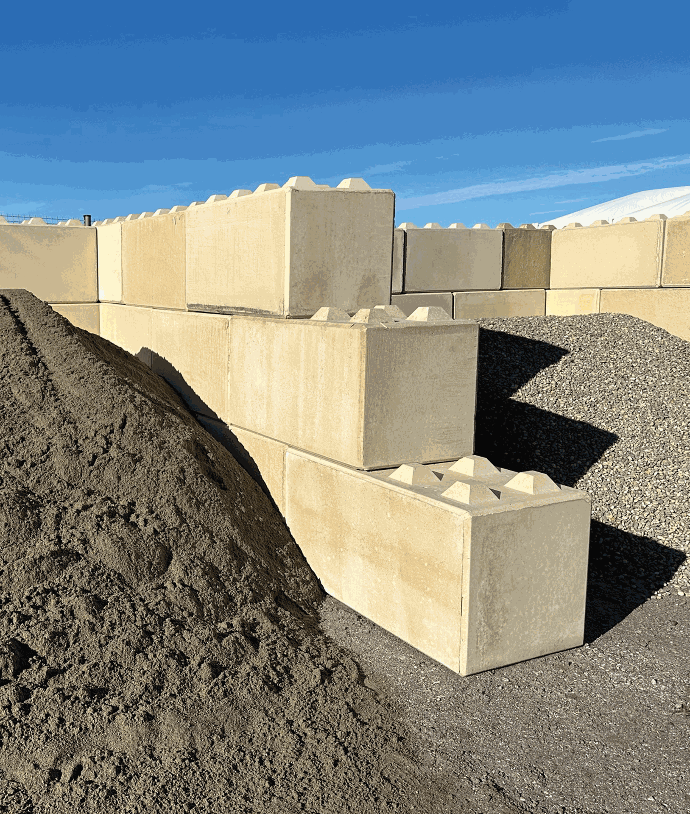 case à agregats lego blocs beton Materrup