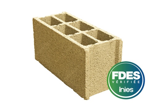 | Concrete bloc - B60 · 20 cm - Verified EPD
